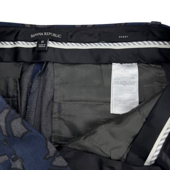 BANANA REPUBLIC Avery Flannel Pant Sz 0 Nouvelle Floral Warm - Picture 4 of 6
